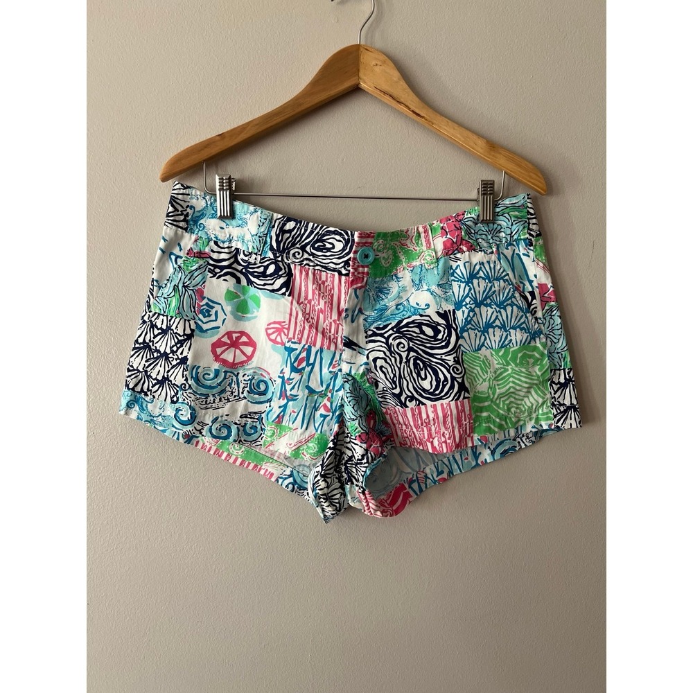 Lilly Pulitzer The Walsh Shorts Osterville Patch Size 10